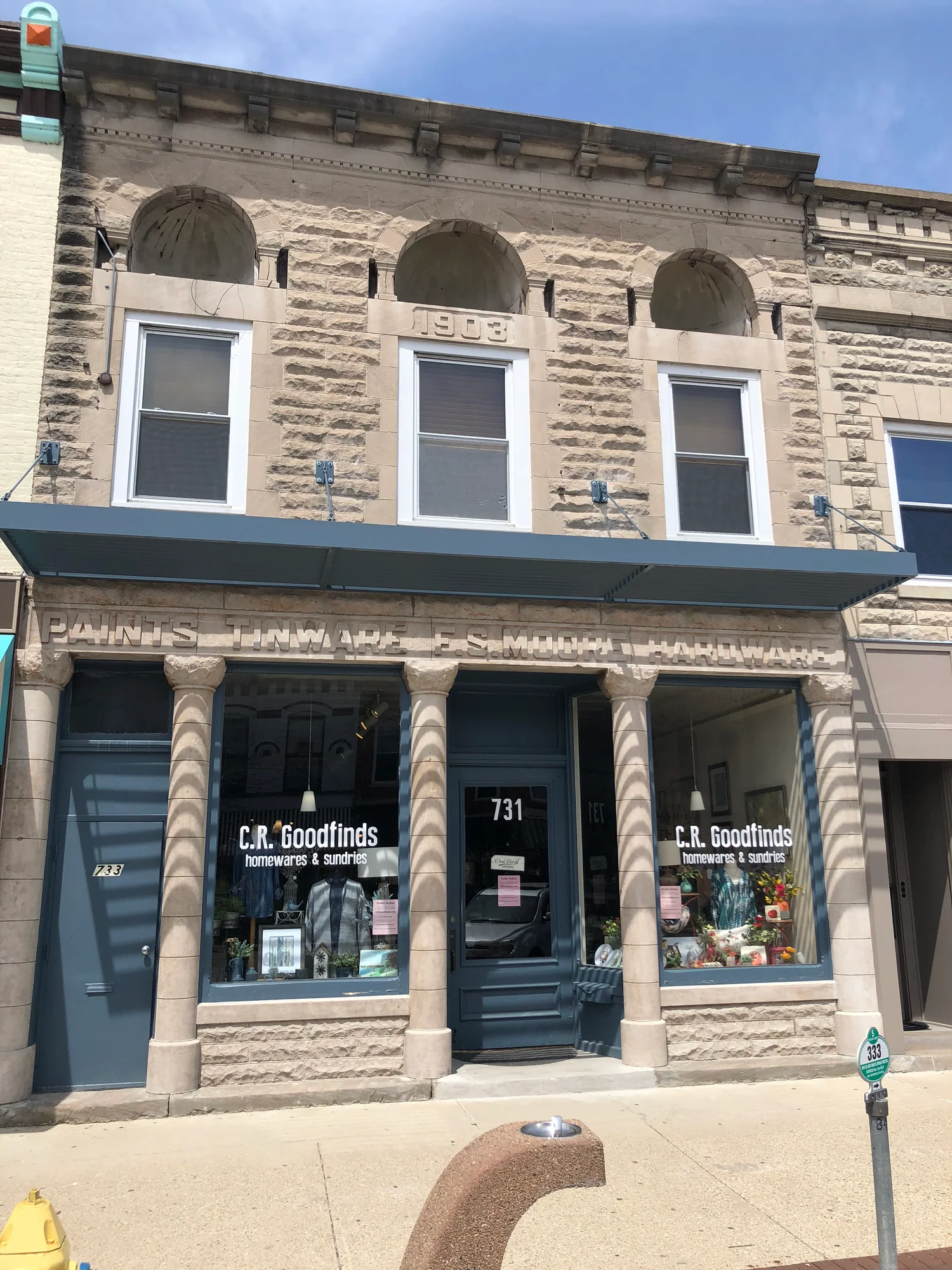 C.R. Goodfinds storefront on Main Street, Lake Geneva